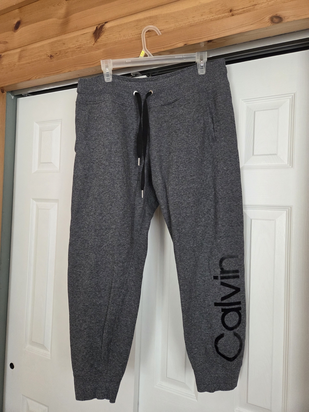 Calvin Klein Charcoal Gray Men's Logo Joggers